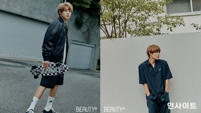 하성운, 뷰티쁠 8월호 커버 통해 남친룩의 정석 선보여