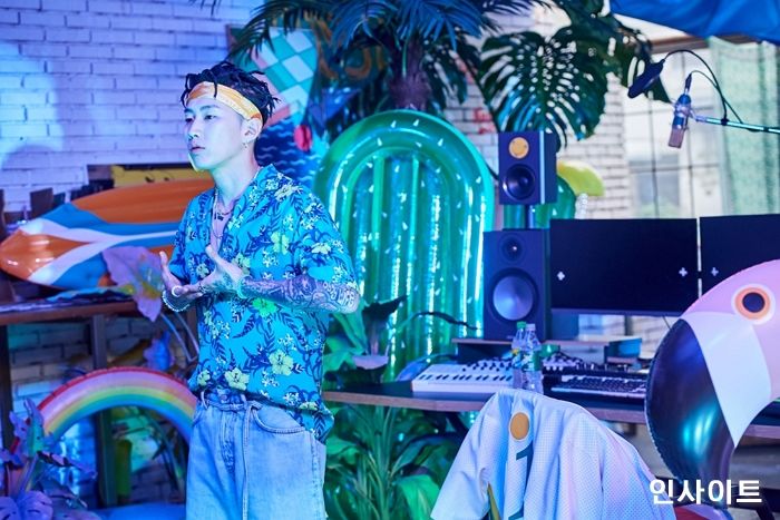 스프라이트, 박재범 디지털 광고 촬영 비하인드컷 공개