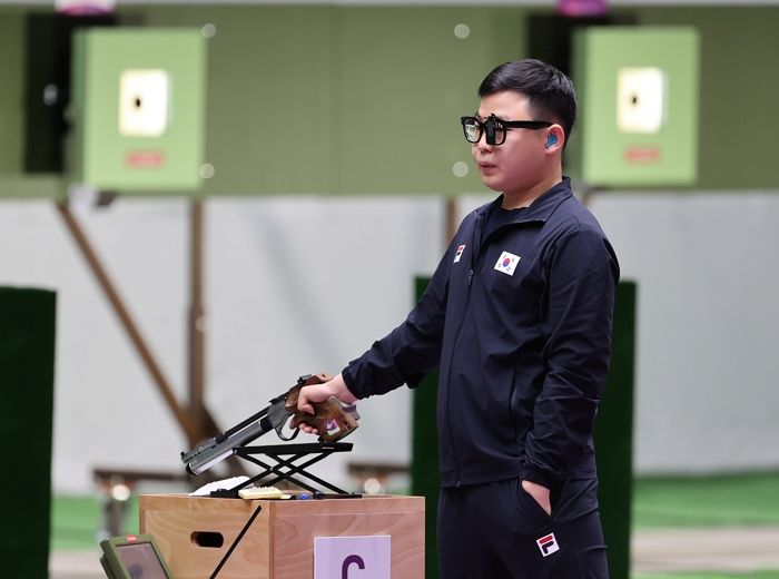 김모세, 사격 10m 공기권총 남자 ‘메달 사냥’ 실패