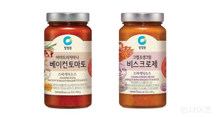 대상 청정원, 유럽 정통 스타일 ‘스파게티 소스’ 2종 출시