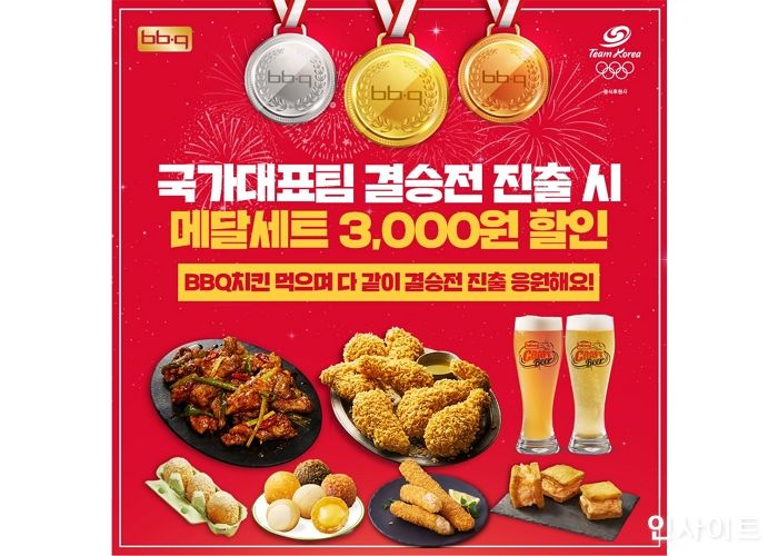 BBQ, ‘팀코리아 파이팅!’ 프로모션 진행