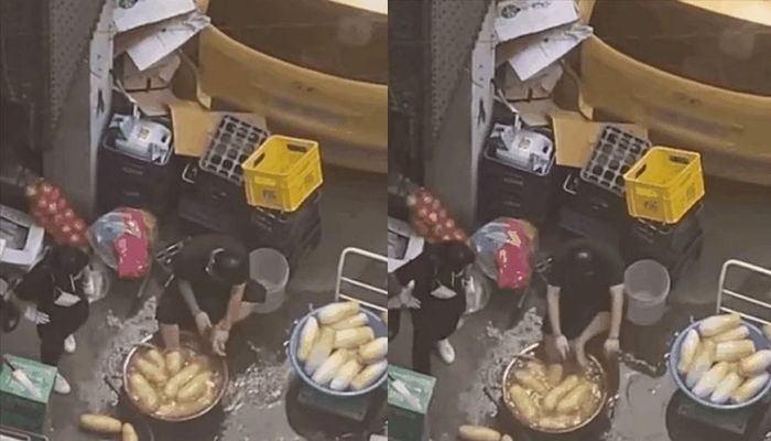 무 씻던 수세미로 발바닥 닦은 국내 식당의 정확한 위치가 공개됐다