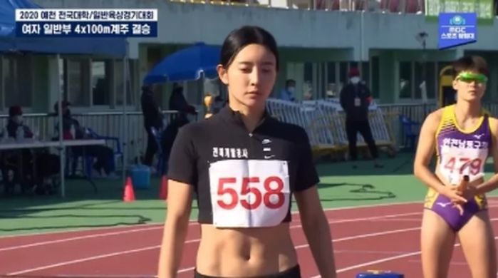 ‘육상계 이영애’라 불리는 여자 400m 중거리 최강자 선수의 경기 영상