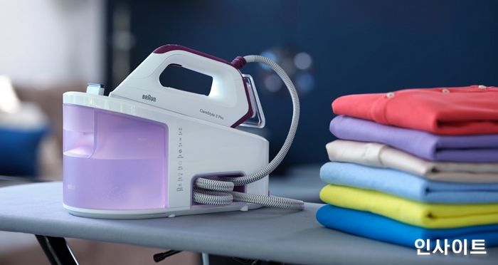 브라운, 스팀스테이션 다리미 IS3155VI 출시