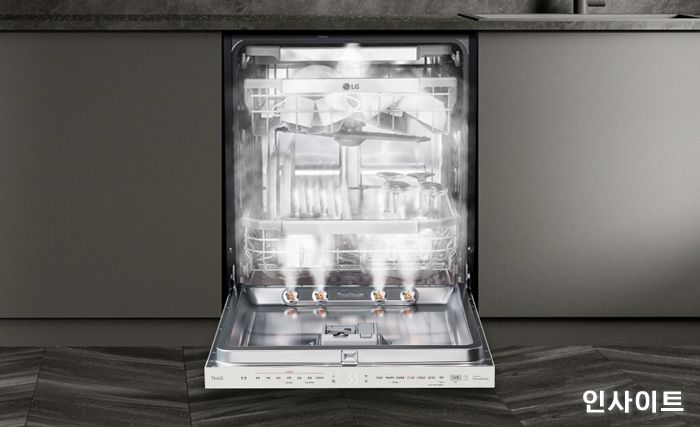 LG 디오스 식기세척기, 인기 비결은 ‘스팀’