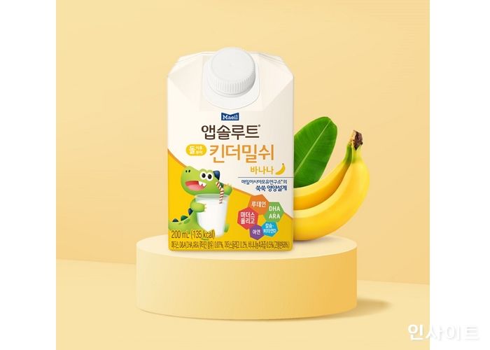 매일유업, 신제품 ‘앱솔루트 킨더밀쉬 바나나’ 출시