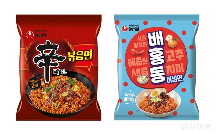 농심, “무더운 날씨에 국물 없는 라면 인기”