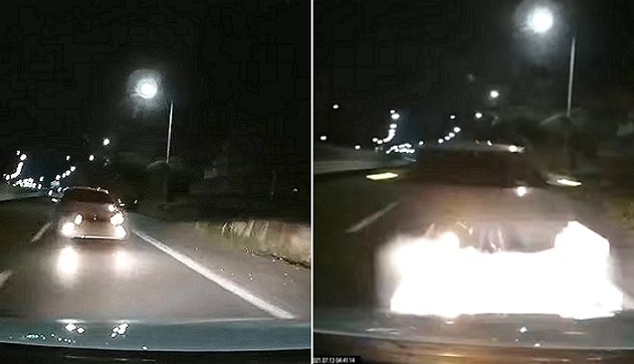 “담력 키워준다”며 10대 학생 조수석 앉히고 역주행해 대형사고 일으킨 운전자 (영상)