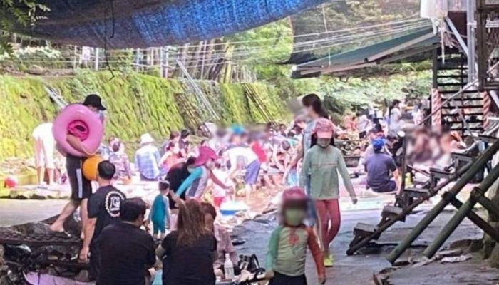 해수욕장 폐쇄하자 몰려든 피서객들로 미어터지는 요즘 계곡 상황