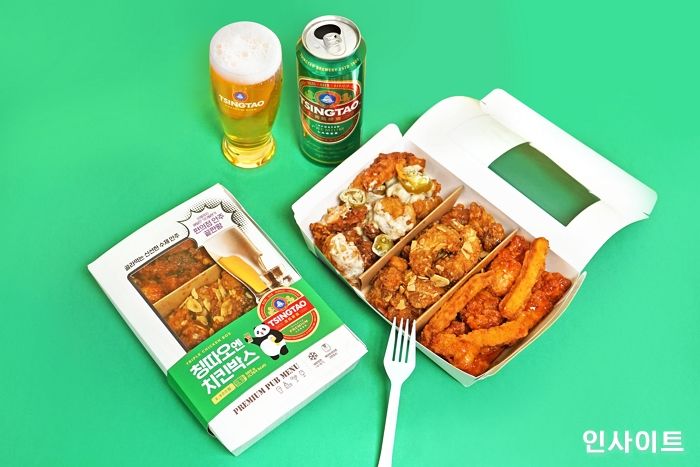 칭따오XCU, 찰떡궁합 간편 안주 ‘칭따오엔 치킨 박스’ 출시