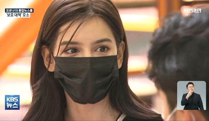 아프간계 모델 비다가 KBS 뉴스 인터뷰에 출연해서 전한 말