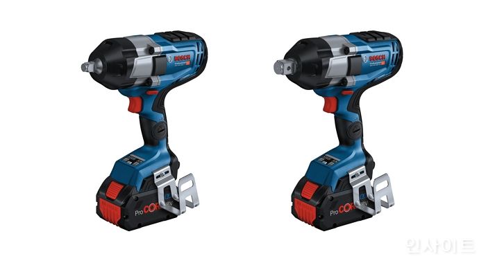 보쉬 전동공구, 강력한 토크 출력의 바이터보 충전 임팩트 렌치 신제품 2종 출시