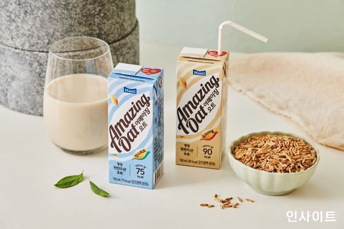 매일유업, 새로운 식물성 오트음료 ‘어메이징 오트’ 2종 출시