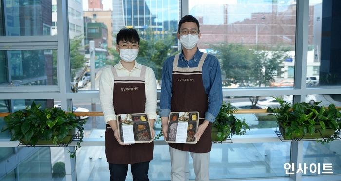 본도시락, 사회복지사 202명에 응원 도시락 지원