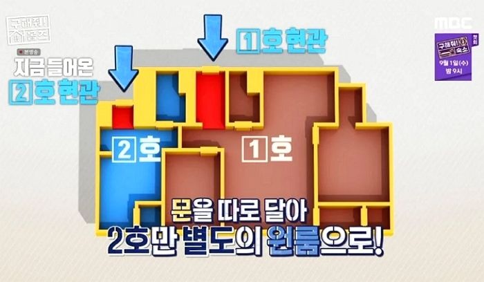 돈 없어 독립 못하는 이들에게 로망으로 떠오른 ‘한집 2현관’ 세대분리 아파트