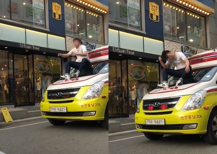 재조명되고 있는 천안의 한 청년이 벌인 119 구급차 탈취 난동 사건 (영상)