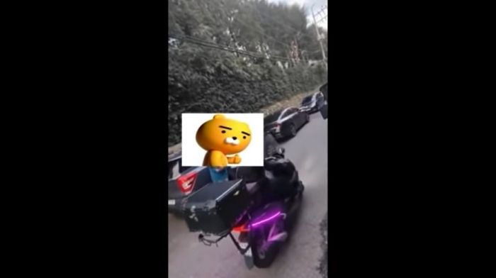 “오토바이 번호판 가린 ‘바로고’ 라이더 신고했다가 ‘보복폭행’ 당했습니다”