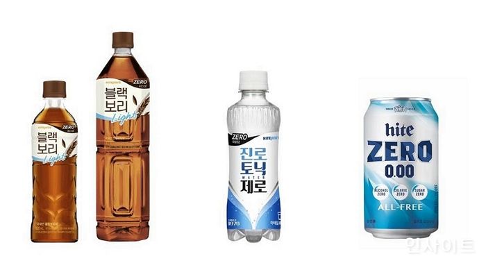 하이트진로음료, ‘제로음료’ 삼각편대 고공비행