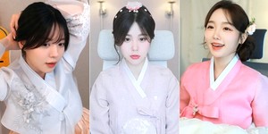 한복차림 이미지