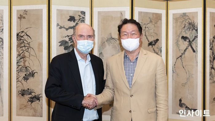 최태원 SK 회장, 美 그린에너지 기업 CEO 연쇄 회동