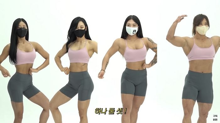 남자들이 ‘이상형’이라고 압도적으로 선택한 ‘헬스녀’의 몸매 (영상)