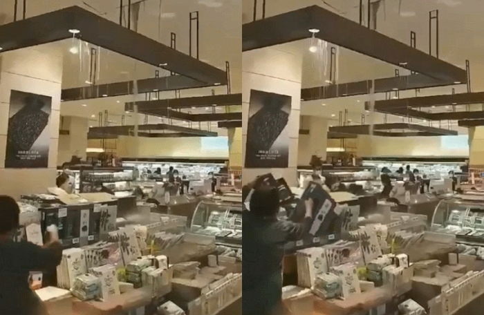신세계백화점 강남점 천장서 ‘물폭탄’...누수 사고 발생