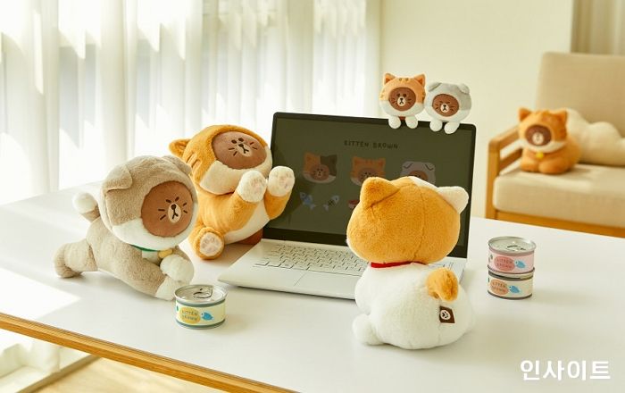 라인프렌즈, MZ세대 취향 저격한 ‘브라운앤프렌즈 키튼브라운 에디션’ 화제