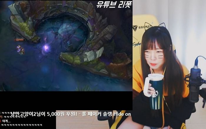 “미친X 아니야?”...생방송 중 페이커 롤 플레이 비난하며 욕까지 퍼부은 여캠