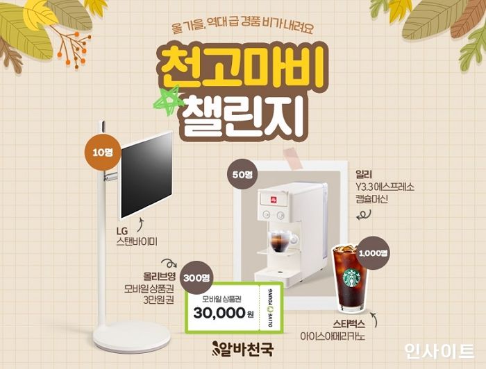 알바천국, “품절 대란 ‘LG 스탠바이미’ 알바생에게 쏜다”