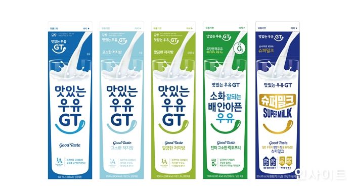 남양유업, 맛있는우유GT 5종 리뉴얼 출시