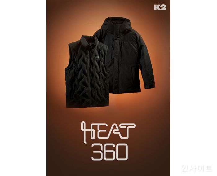 K2, ‘히트360(HEAT360)’ 스마트 발열 조끼&다운 출시