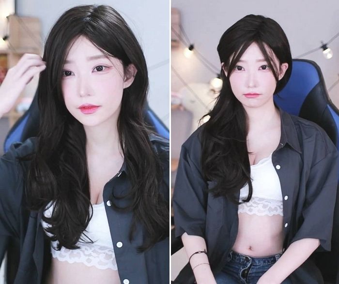 생얼 공개했는데 남성팬 사이서 ‘인기 떡상’ 중인 여캠 마젠타의 일상