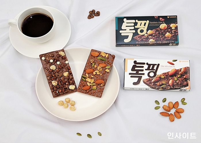 오리온, 토핑 초콜릿 신제품 ‘톡핑’ 출시