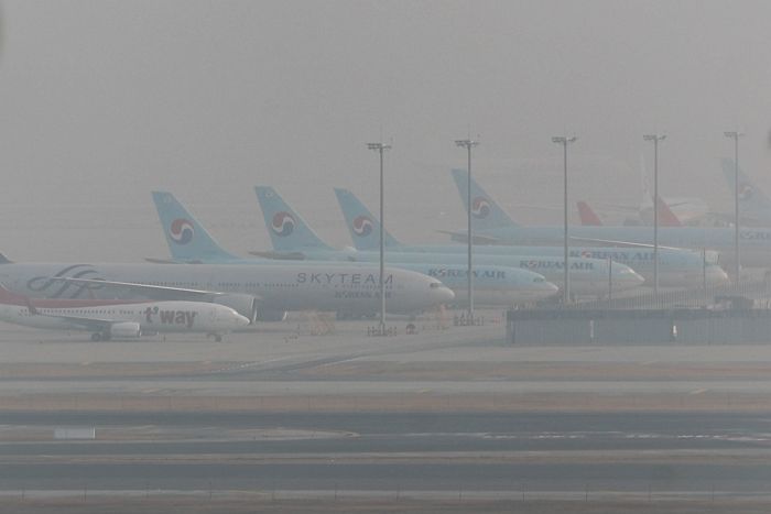 “주말에 한국 강타한 중국발 초미세먼지, 후쿠시마 피폭 위험의 100배 수준이다”