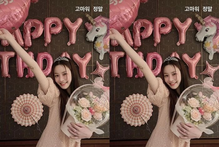 32살 생일 파티서 ‘2천원’짜리 하트 반지 끼고 인증샷 찍은 이유비