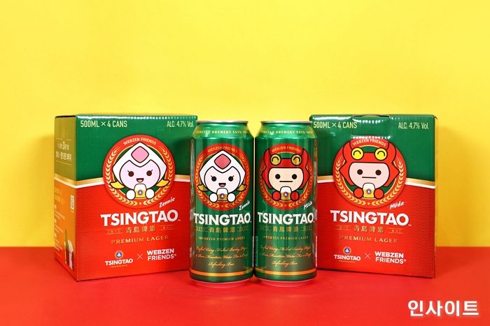 칭따오, 칭따오X웹젠 프렌즈 한정 에디션 출시