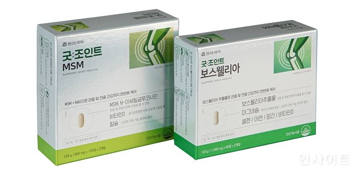 동아제약, 관절 건강기능식품 ‘굿ː조인트’ 론칭