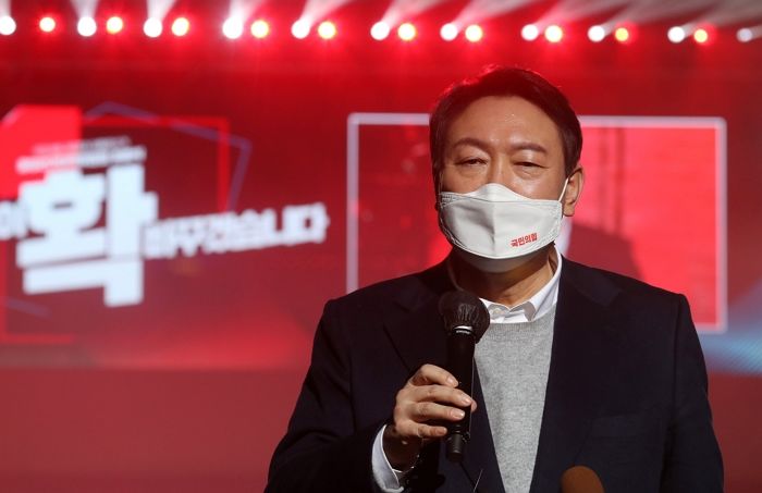 윤석열 “이번 대선 지면 자유민주주의 대한민국 사라질지도 모른다”