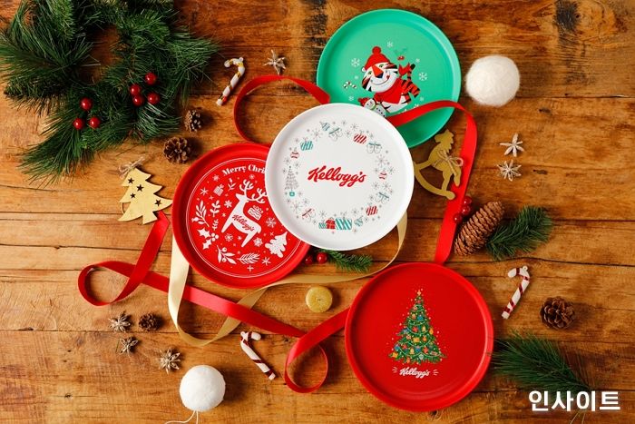 농심켈로그 그래놀라, 크리스마스 플레이트 증정 프로모션 진행