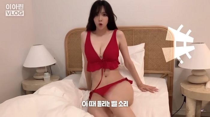 호텔서 비키니 차림으로 문 열어준 BJ 친누나를 본 남동생의 현실 반응 (영상)