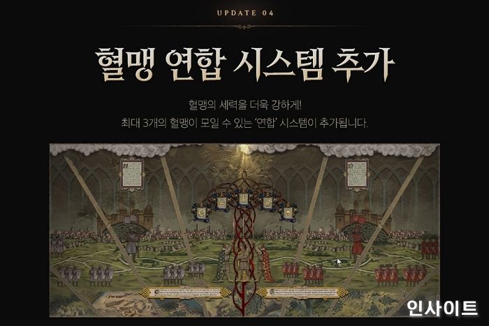 엔씨소프트 리니지W, ‘연합’ 시스템 업데이트