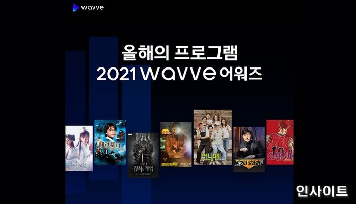 웨이브 VOD 시청 시간 순위 ‘2021 웨이브 어워즈’ 발표