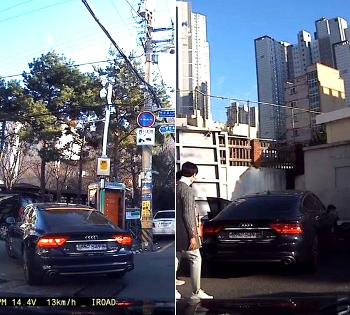 바뀌는 번호판 달고 질주하는 아우디 A7 직접 추적해 붙잡은 부산시민