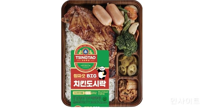 칭따오, CU와의 두 번째 만남 ‘칭따오 BIG 치킨도시락’ 출시