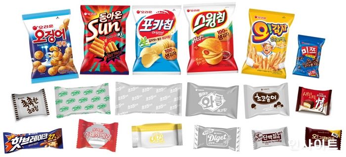 오리온, ‘플렉소 인쇄’ 포장재 적용 제품 확대... 친환경 경영 강화