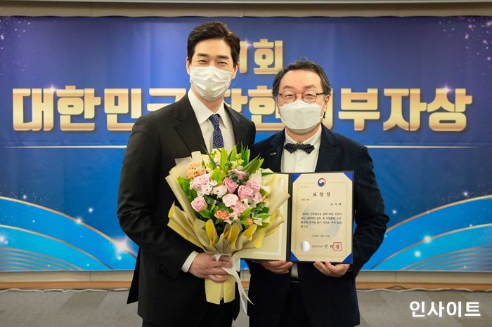 월드비전 홍보대사 배우 유지태, ‘제1회 대한민국 착한 기부자상’ 수상