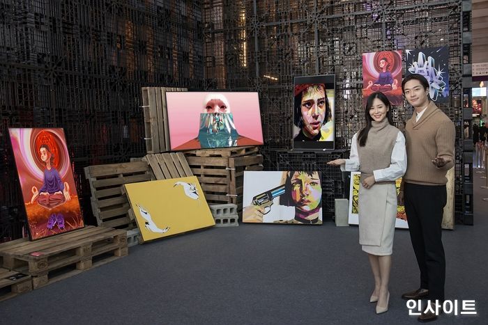 삼성 라이프스타일 TV, 디지털 캔버스 되다