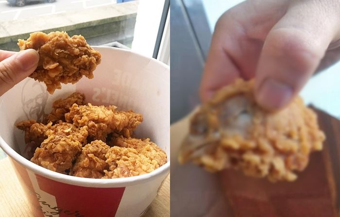 영국 KFC에서 ‘핫 치킨윙’ 주문한 여성이 포장 뜯자마자 비명 지른 이유