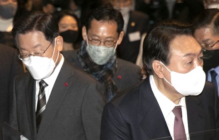 이재명 42.4% 윤석열 34.9%...여론조사서 ‘오차범위 밖’ 지지율 역전