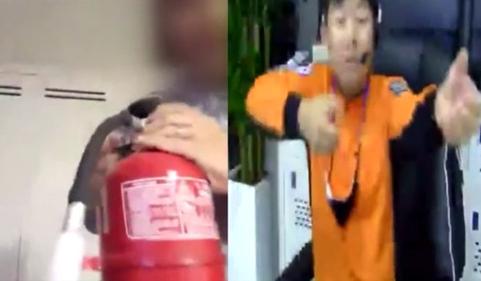 라면 먹다 불 낸 초등학생에게 ‘영상통화’로 소화기 사용법 알려줘 목숨 구한 소방관